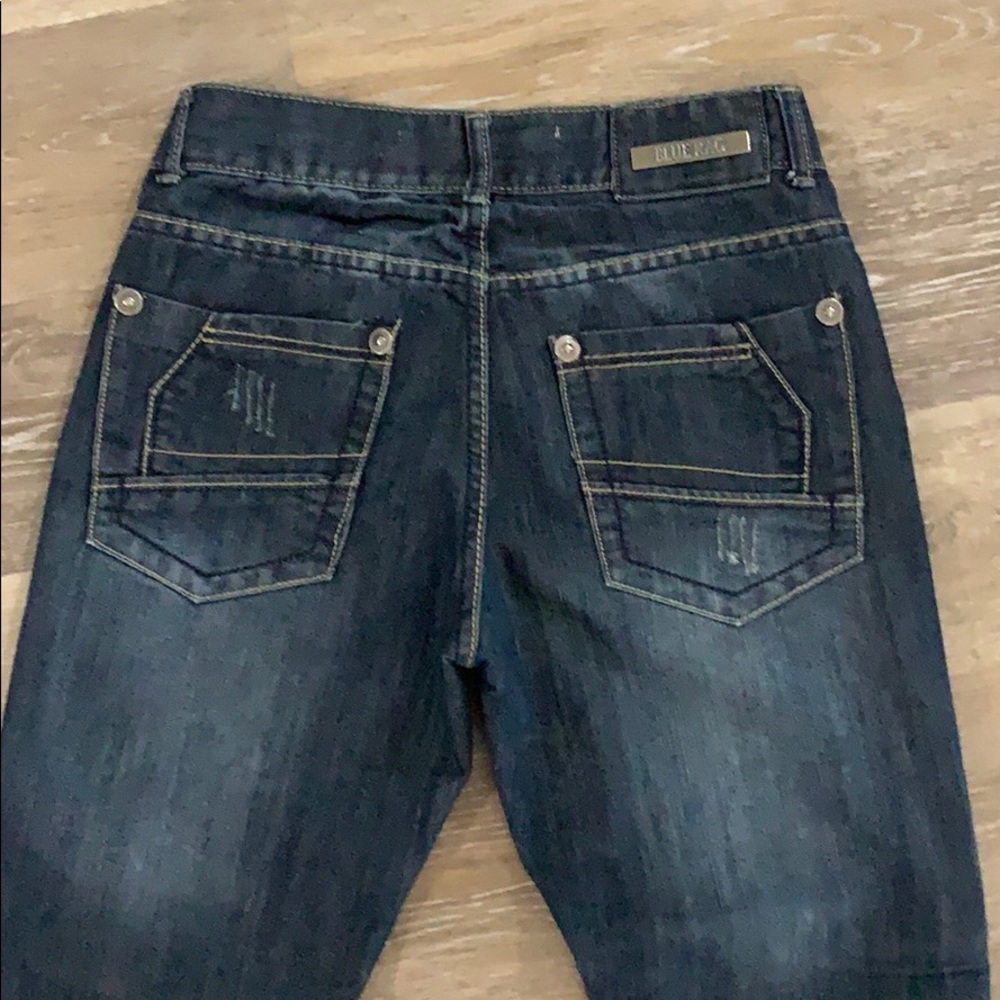 Blue Rag- Straight Leg Denim Jeans EUC - Picture 7 of 9